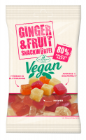 Ginger&Fruit, veganer Ingwer-Frucht-Snack, Ingwer-Ananas-Blutorange
